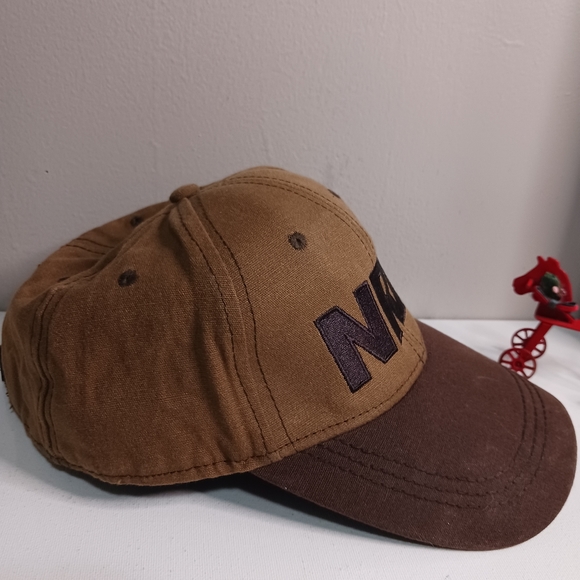 NRA National Rifle Association adjustable hat baseball cap, embroidered, Brown - Picture 3 of 6
